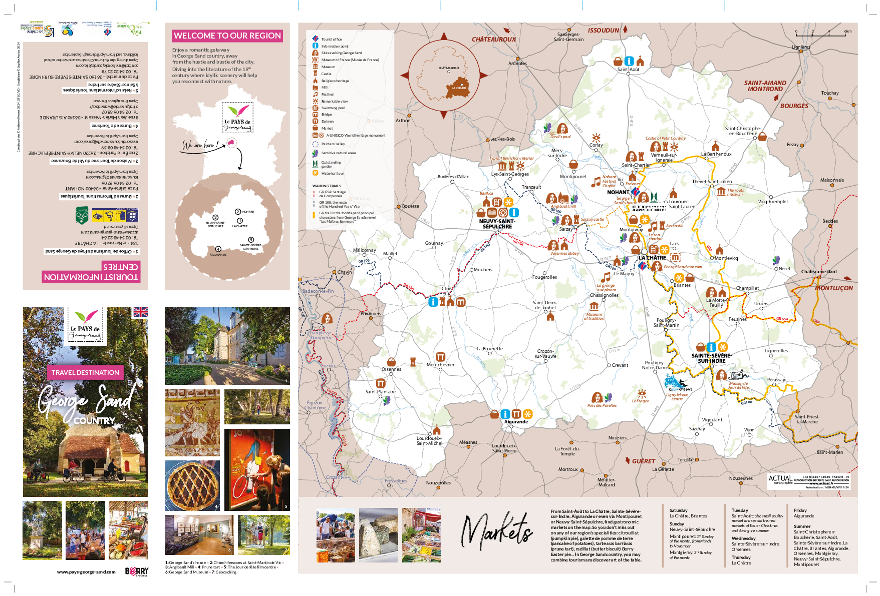 Carte touristique en anglais ok - Pays de George Sand