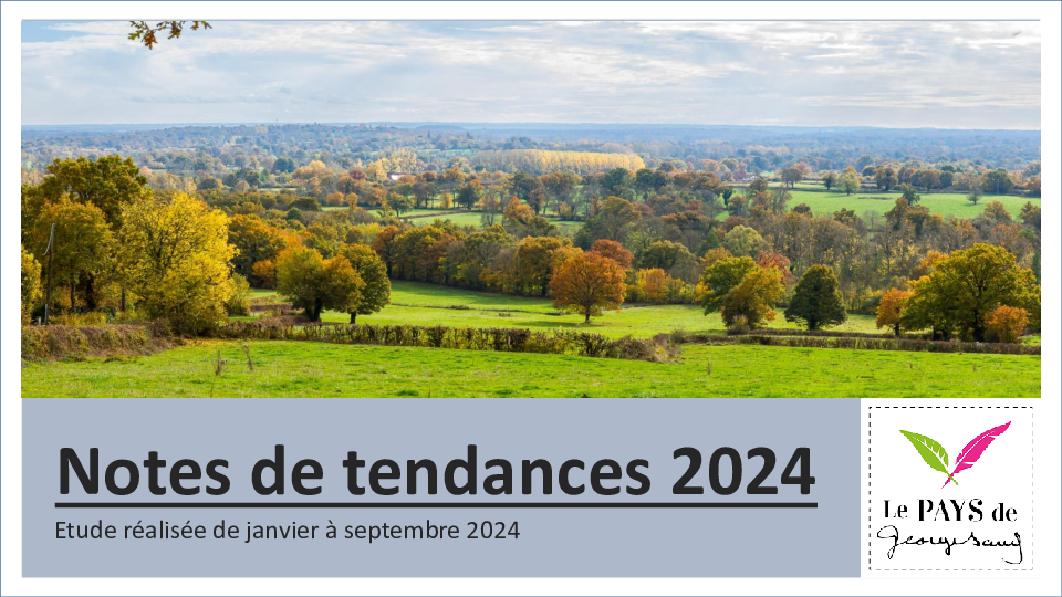 Note de tendance 2024 - Pays de George Sand