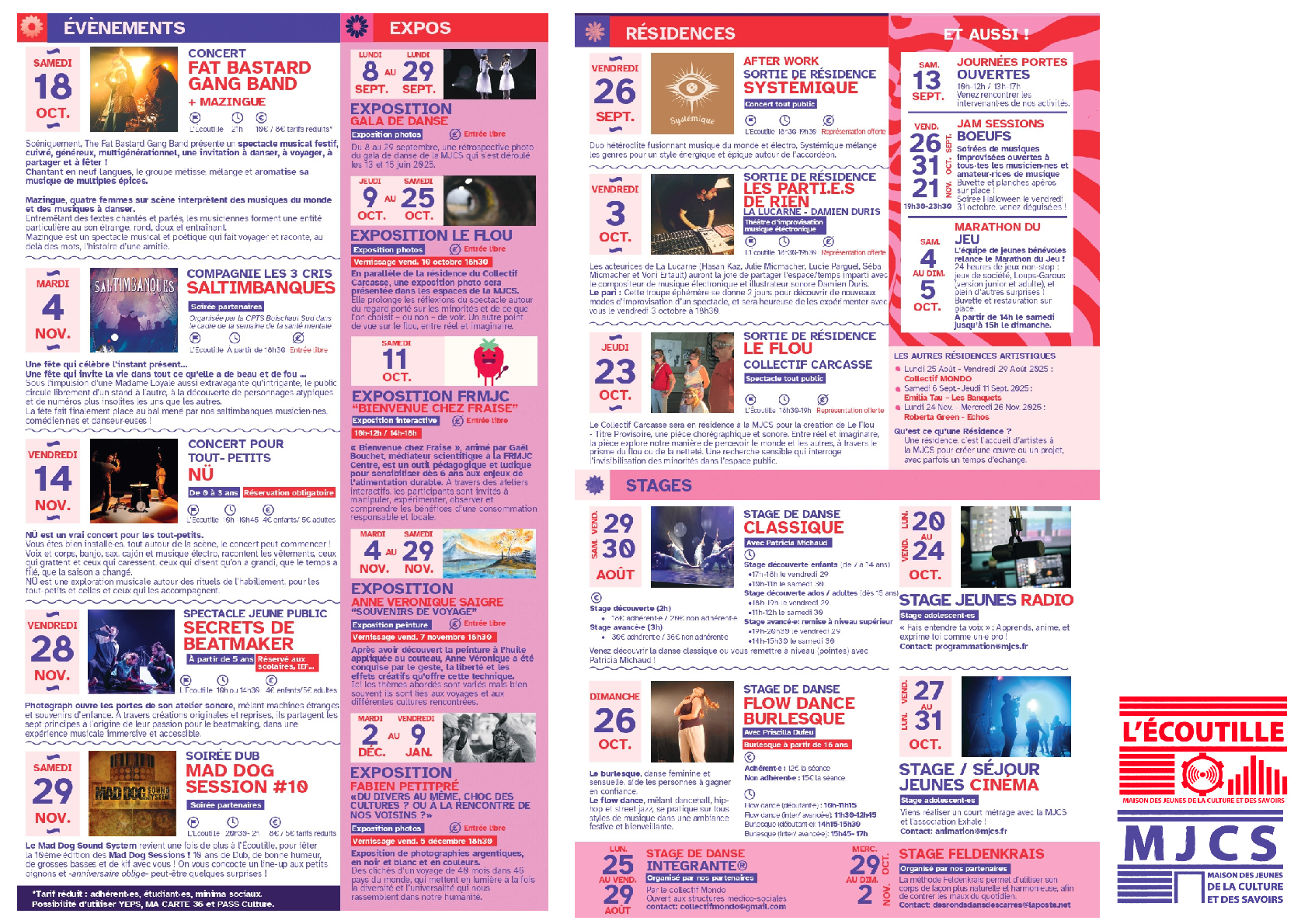 Programme culturel - Pays de George Sand