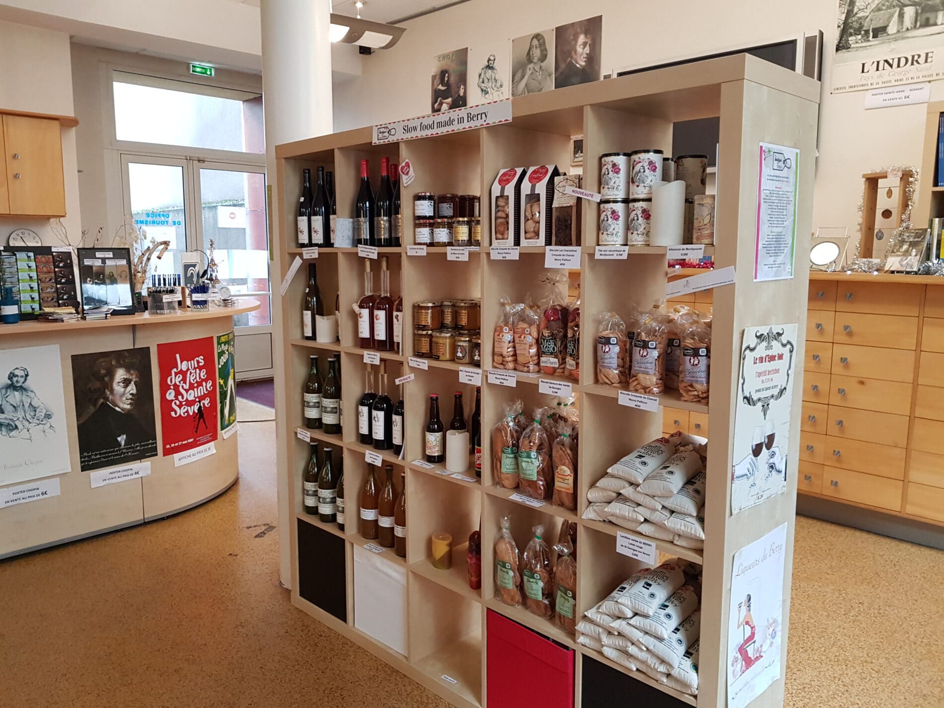 Boutique de l’Office de Tourisme à La Châtre