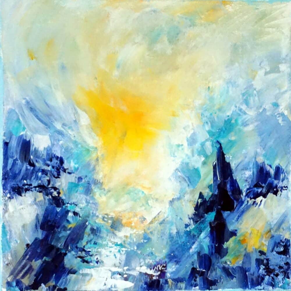 Lillusion des apparences Acryl 20x20 1 - Pays de George Sand