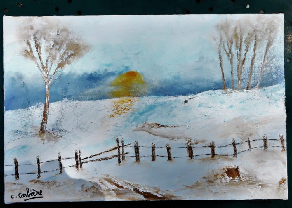 Neige en Creuse - Pays de George Sand