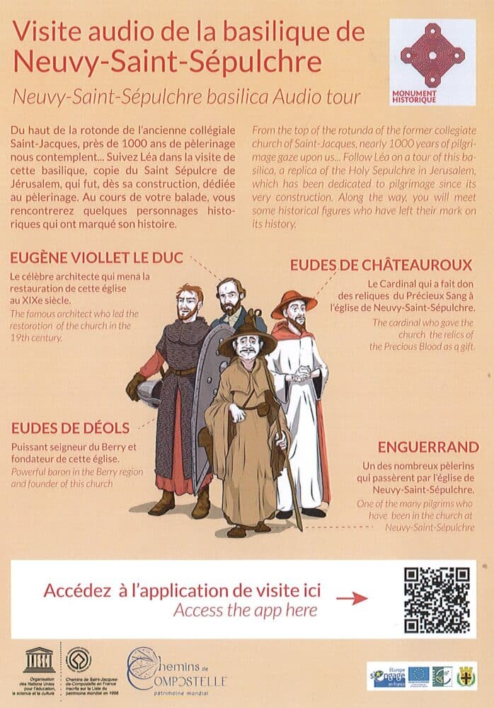 panneau application de visite Neuvy 2 - Pays de George Sand