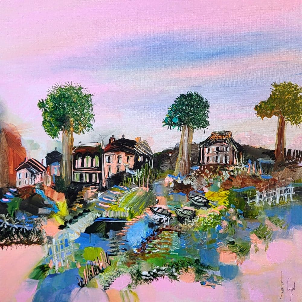 Muriel CAYET, artiste peintre Une qualite de presence - Pays de George Sand