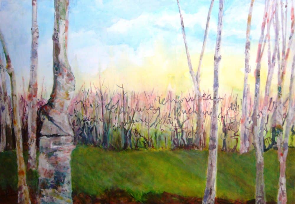 Pauline, artiste peintre promenade en bocage - Pays de George Sand
