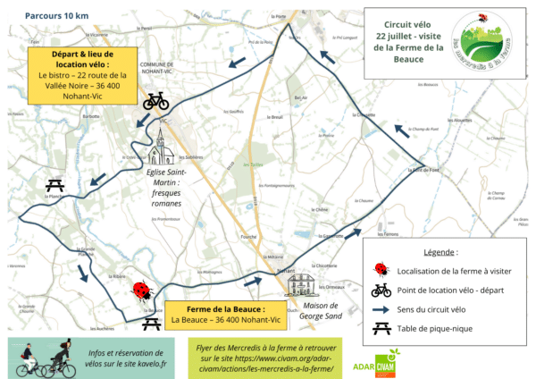 22 juillet - Pays de George Sand