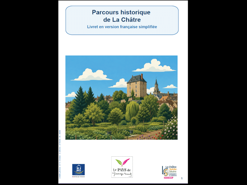 Accessibilité et Tourisme et Handicap couv parcours la chatre - Pays de George Sand